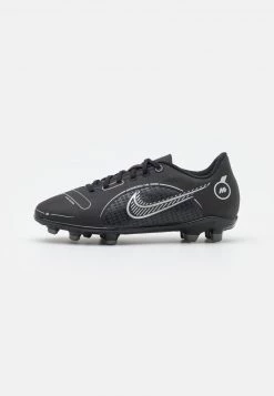 Nike Performance MERCURIAL JR VAPOR 14 CLUB FG/MG UNISEX - Fußballschuh Nocken - Black/metallic Silver/medium Ash