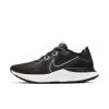 Nike Performance Damen RENEW RUN - Laufschuh Neutral - Black/white/dark Smoke Grey/metallic Silver