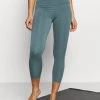 Nike Performance Damen THE YOGA - Tights - Hasta/dark Teal Green
