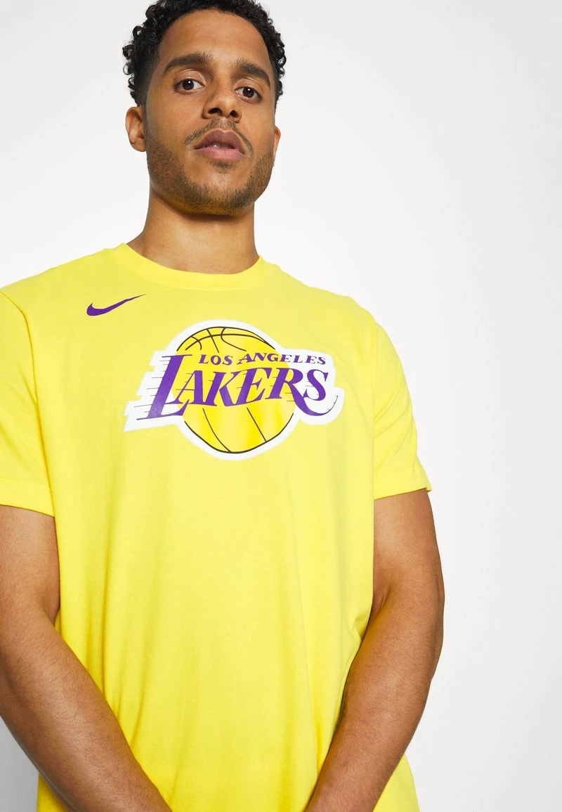 Nike Performance Herren NBA LOS ANGELES LAKERS TEE - Vereinsmannschaften - Gelb 4 Nike Performance Herren NBA LOS ANGELES LAKERS TEE - Vereinsmannschaften - Gelb – Bild 4