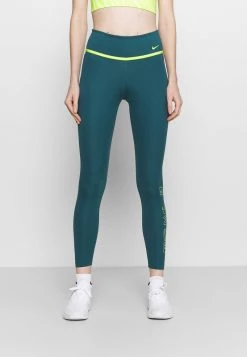Nike Performance Damen ONE 7/8 - Tights - Dark Teal Green/cyber