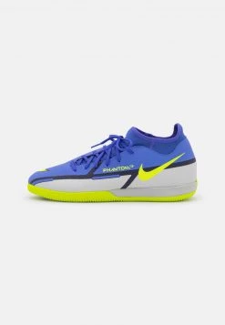 Nike Performance Unisex PHANTOM GT2 ACADEMY DF IC - Fußballschuh Halle - Sapphire/volt/grey Fog/blue Void