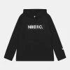 Nike Performance FC LIBERO HOODIE UNISEX - Sweatshirt - Black/white