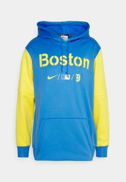Nike Performance Herren MLB BOSTON RED SOX CITY CONNECT THERMA HOODIE - Kapuzenpullover - Pacific Blue/midwest Gold -Angebote Nike Store 661219940810460daa2f7719bc07d4fe