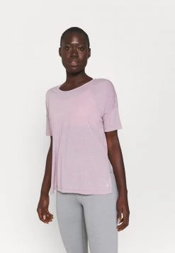 Nike Performance LAYER - T-Shirt Basic - Plum Fog/venice | Damen