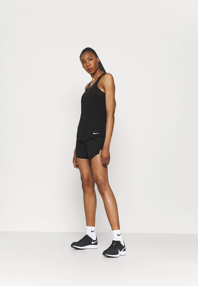 Nike Performance Damen TEMPO LUXE SHORT - Kurze Sporthose - Black/silver 2 Nike Performance Damen TEMPO LUXE SHORT - Kurze Sporthose - Black/silver – Bild 2