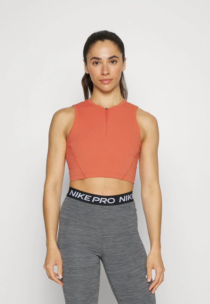 Nike Performance Damen CROP TANK - Top - Madder Root 1 Nike Performance Damen CROP TANK - Top - Madder Root