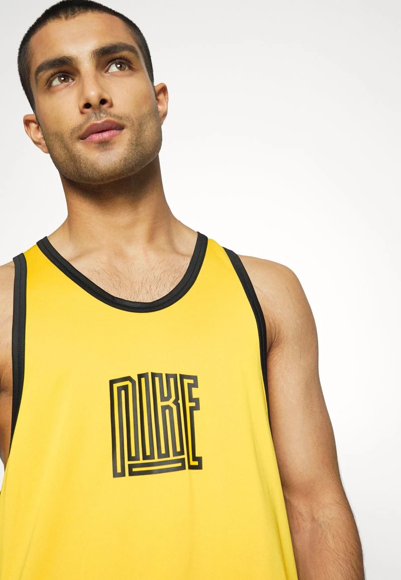 Nike Performance Herren STARTING FIVE - Sport T-shirt - Vivid Sulfur/black/black/rush Orange 4 Nike Performance Herren STARTING FIVE - Sport T-shirt - Vivid Sulfur/black/black/rush Orange – Bild 4