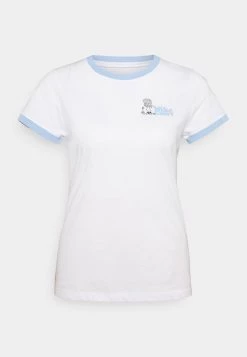 Nike Performance RINGER TEE NYC - T-Shirt Print - White/aluminum | Damen -Angebote Nike Store 673f93ed17874fb1a0297ea14d904e27