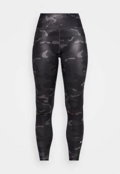 Nike Performance Damen ONE CAMO - Tights - Dark Smoke Grey/white -Angebote Nike Store 678180dbef2147c1b7c42b164aeb27aa