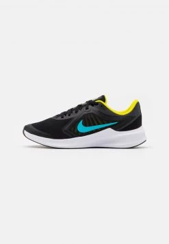 Nike Performance Unisex DOWNSHIFTER - Laufschuh Neutral - Black/chlorine Blue/high Voltage/dark Smoke Grey
