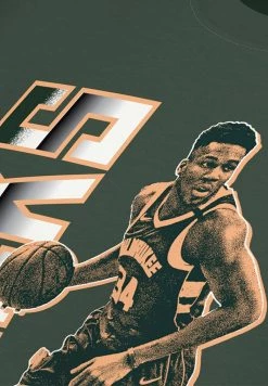 Nike Performance Herren "NBA GIANNIS ANTETOKOUNMPO GIANNIS ANTETOKOUNMPO" - T-Shirt Print - Olive -Angebote Nike Store 6792ebef9ba9409cb026283a8351631d