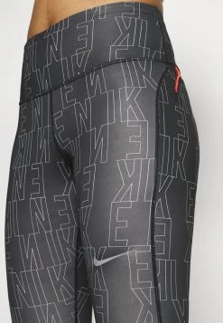 Nike Performance Damen RUN FAST - Tights - Black/bright Crimson/silver -Angebote Nike Store 682070309a6242f89c231a4943f8193d