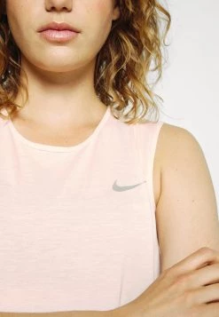 Nike Performance Damen RUN TANK - Top - Pale Coral/black/silver -Angebote Nike Store 6850fe1ec8e2405e92f4f65345a26976