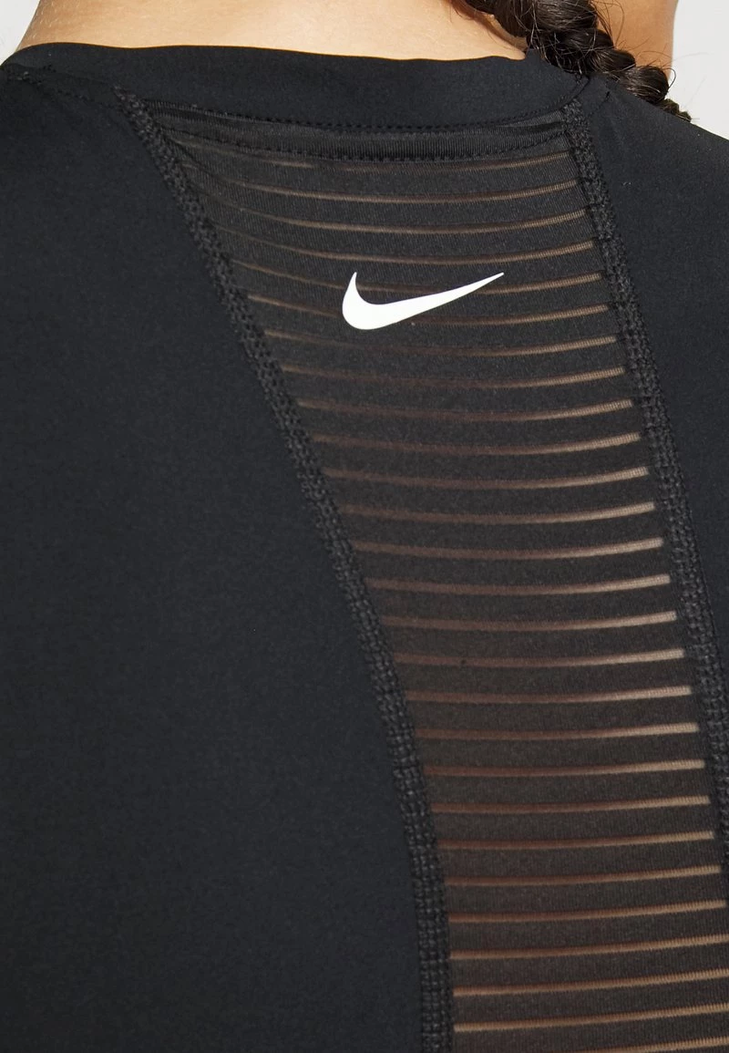 Nike Performance Damen CROP TANK - Top - Black/white 6 Nike Performance Damen CROP TANK - Top - Black/white – Bild 6