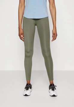 Nike Performance Damen ONE - Tights - Medium Olive/worn Blue/atomic Green/white