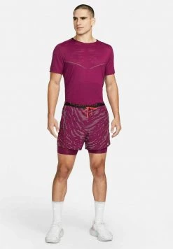 Nike Performance Herren RUN DIVISION FLEX STRIDE 2-IN-1 5INCH - Kurze Sporthose - Rot