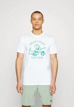 Nike Performance Herren TEE HUMOR - T-Shirt Print - White