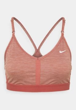 Nike Performance Damen INDY V NECK BRA - Sport-BH Mit Leichter Stützkraft - Canyon Rust/pure/white -Angebote Nike Store 68fb4cd75acb4aecb75463dff2e02f98