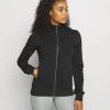Nike Performance Nike Yoga Fleece-Hoodie Mit Durchgehendem Reißverschluss Für Damen - Sweatjacke - Black/dark Smoke Grey