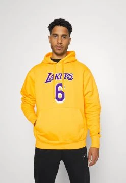 Nike Performance Herren NBA LOS ANGELES LAKERS ICON NAME & NUMBER HOODIE - Vereinsmannschaften - Amarillo