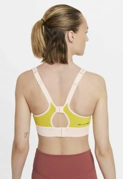 Nike Performance ALPHA BRA - Sport-BH Mit Starker Stützkraft - Pale Coral/bright Citron/pale Coral/pale Coral | Damen -Angebote Nike Store 6ada155f57834b14b4ae827dc83813c0