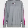 Nike Performance Damen ALL TIME - Sweatshirt - Particle Grey Heather/active Pink