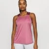 Nike Performance Damen Sport T-shirt - Desert Berry/dark Beetroot/white