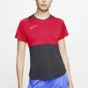Nike Performance Damen DRY - T-Shirt Print - Anthracite/bright Crimson/bright Crimson/white