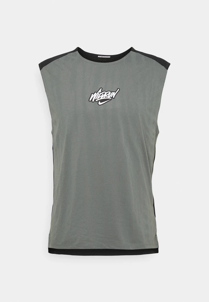 Nike Performance Herren RISE - Top - Smoke Grey/black 5 Nike Performance Herren RISE - Top - Smoke Grey/black – Bild 5