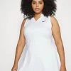 Nike Performance Damen VICTORY DRESS PLUS - Sportkleid - White/black