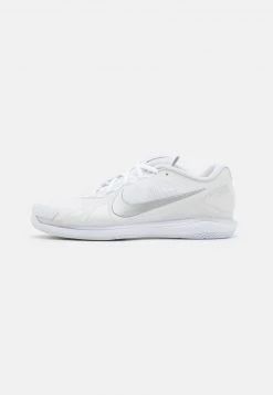 Nike Performance Damen COURT AIR ZOOM VAPOR PRO - Multicourt Tennisschuh - White/metallic Silver