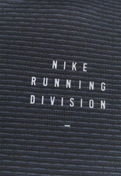 Nike Performance Herren RUN - T-Shirt Print - Black/thunder Blue/silver -Angebote Nike Store 6d617167d66f44f292a03e60606e3969