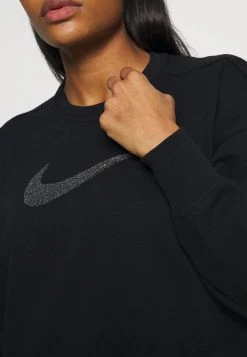 Nike Performance Damen DRY GET FIT CREW - Sweatshirt - Black/light Smoke Grey -Angebote Nike Store 6dfb42caa3384ec886175cbb43780f96