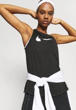 Nike Performance RUN TANK - Top - Black/white | Damen -Angebote Nike Store 6e0c3b23738c42e5996a1077a204cee1