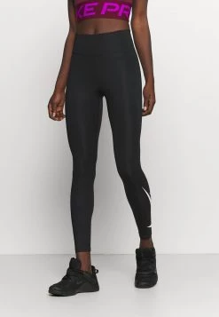 Nike Performance Damen RUN - Tights - Black/silver