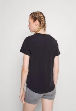 Nike Performance Damen ONE LUXE - T-Shirt Basic - Black/silver -Angebote Nike Store 6e64526a72574e4cb36fb684612b11fe