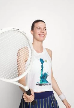 Nike Performance Damen TANK NYC LIBERTY - Sport T-shirt - White -Angebote Nike Store 6e645884cc5345eab46770a369d63045