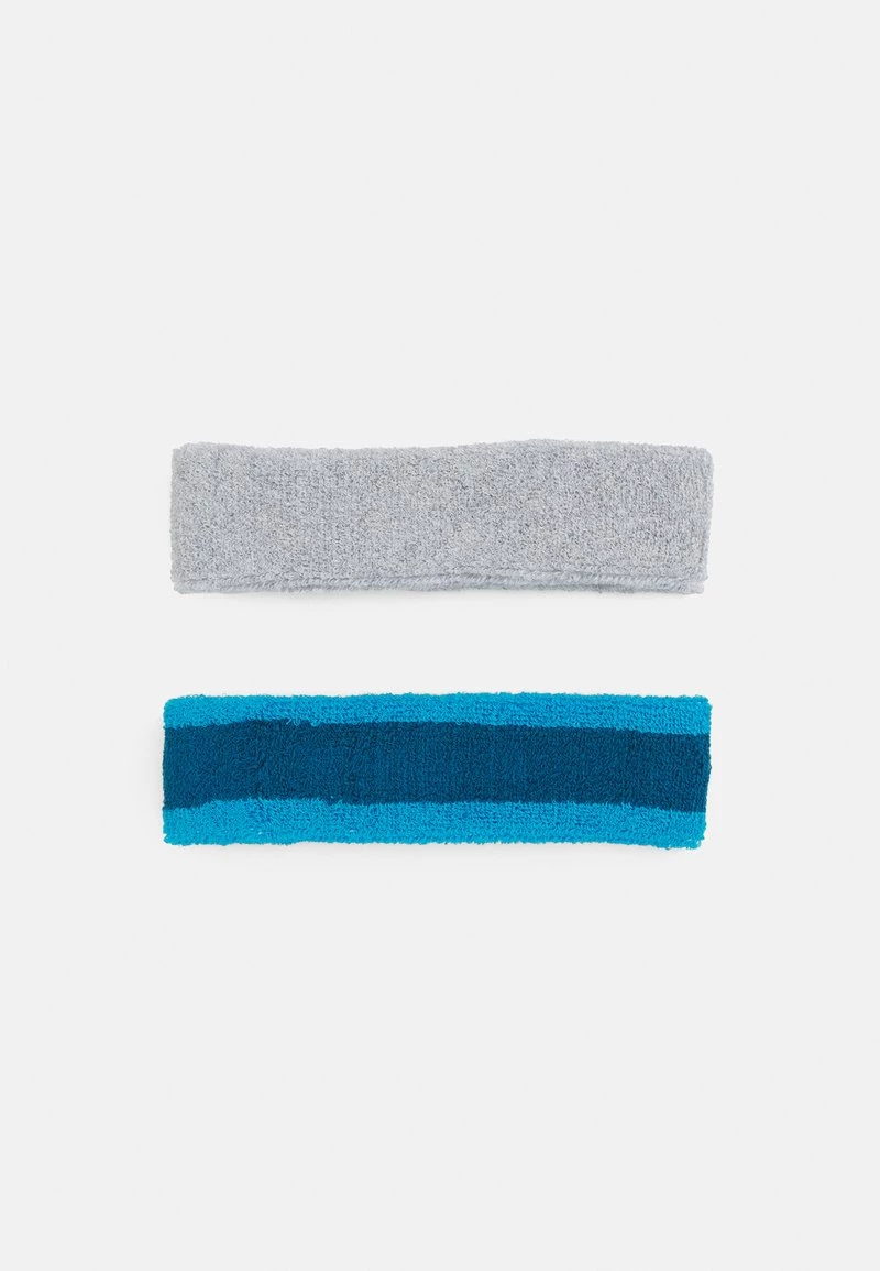 Nike Performance HEADBAND 2 PACK UNISEX - Schweißband - Grey/blue 2 Nike Performance HEADBAND 2 PACK UNISEX - Schweißband - Grey/blue – Bild 2