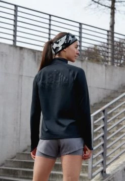 Nike Performance Damen ELEMENT TRAIL MIDLAYER - Langarmshirt - Black/smoke Grey/white -Angebote Nike Store 6f18217428a244e1a1c1d450525cc2ff