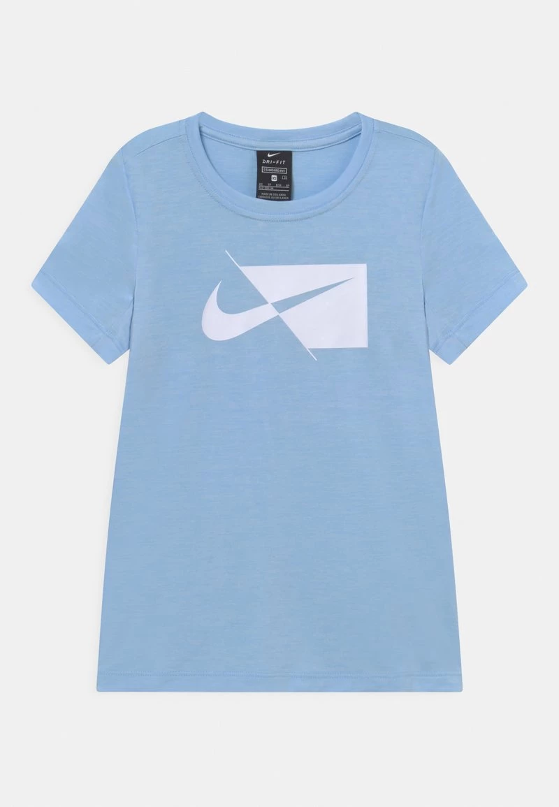 Nike Performance T-Shirt Print - Psychic Blue/white | Kinder 1 Nike Performance T-Shirt Print - Psychic Blue/white | Kinder