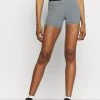Nike Performance Damen SHORT - Tights - Smoke Grey Heather/black