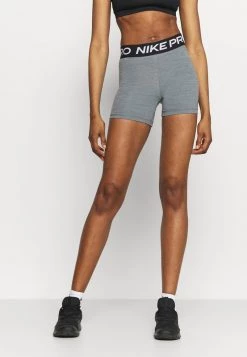 Nike Performance Damen SHORT - Tights - Smoke Grey Heather/black