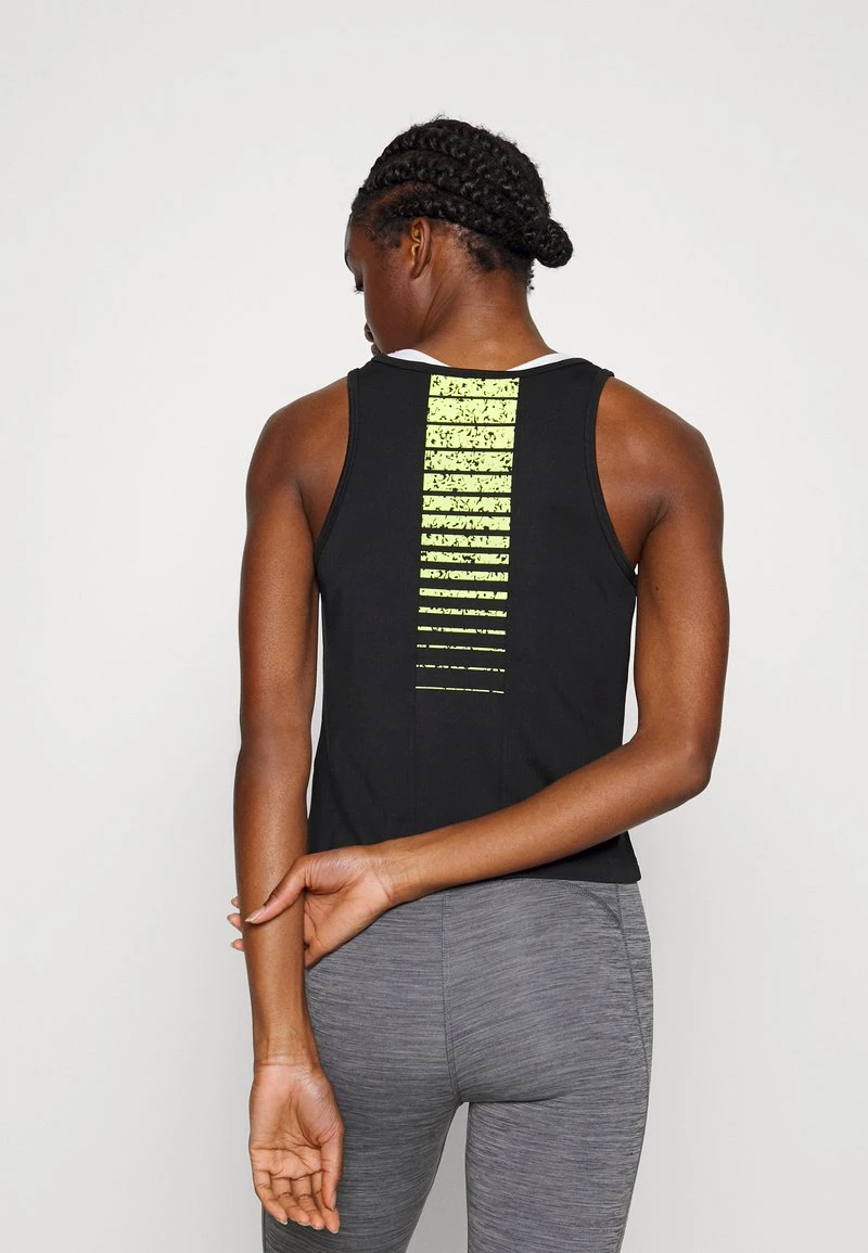 Nike Performance Damen ICON CLASH TANK - Top - Black/atomic Green/white 3 Nike Performance Damen ICON CLASH TANK - Top - Black/atomic Green/white – Bild 3