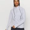 Nike Performance Damen PACER - Langarmshirt - Light Smoke Grey/reflective Silver