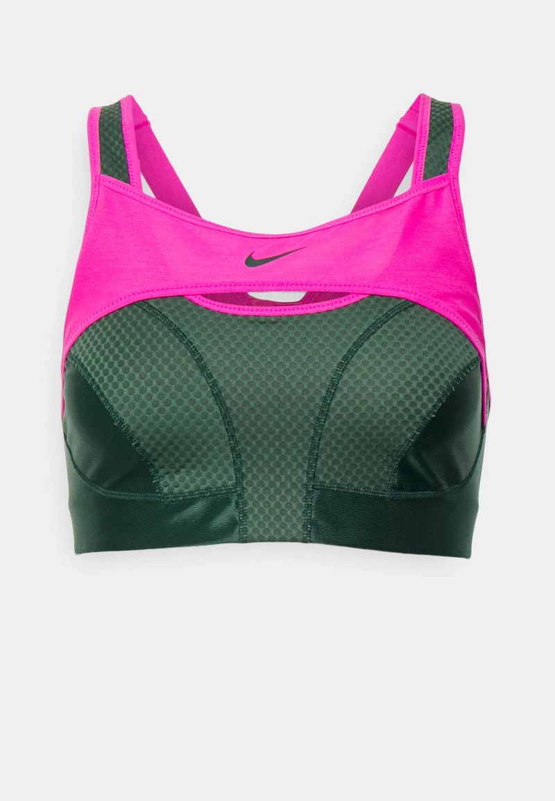 Nike Performance ALPHA BRA - Sport-BH Mit Starker Stützkraft - Pro Green/active Pink | Damen 5 Nike Performance ALPHA BRA - Sport-BH Mit Starker Stützkraft - Pro Green/active Pink | Damen – Bild 5