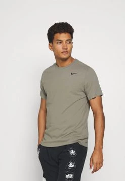 Nike Performance Herren TEE CREW SOLID - Sport T-shirt - Light Army/black