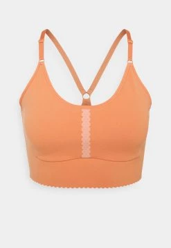 Nike Performance Damen INDY EYELET BRA - Sport-BH Mit Leichter Stützkraft - Apricot Agate/arctic Orange -Angebote Nike Store 71a6382ce61340238b39bd7ff741c4f2