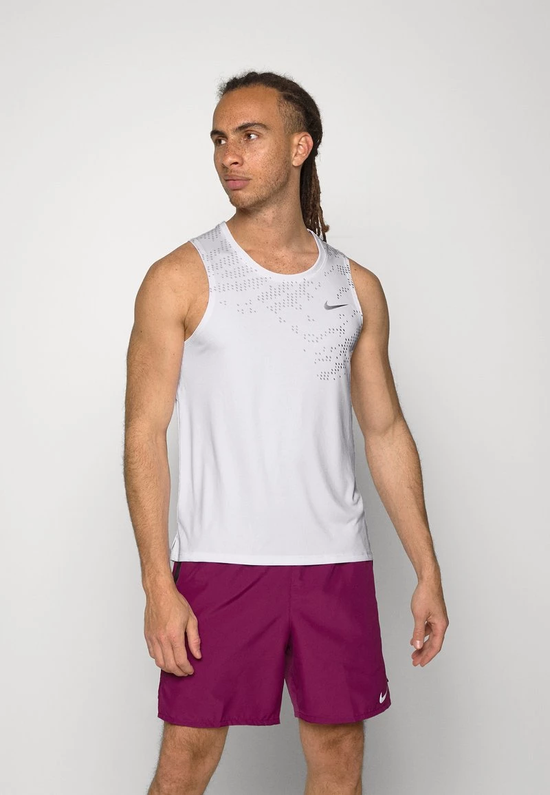 Nike Performance Herren MILER TANK - Top - White 1 Nike Performance Herren MILER TANK - Top - White