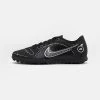 Nike Performance MERCURIAL VAPOR 14 CLUB TF - Fußballschuh Multinocken - Black/metallic Silver/medium Ash | Herren